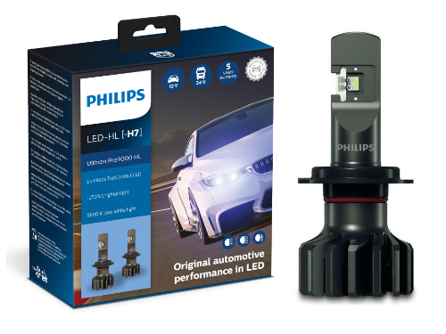 H7 Philips Ultinon Pro9000 LED Headlights | 250% Brighter